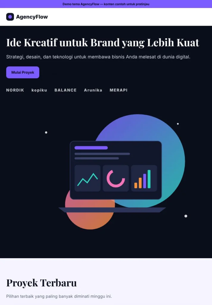 Preview tablet AgencyFlow