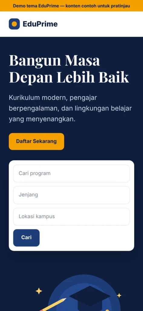 Preview mobile EduPrime