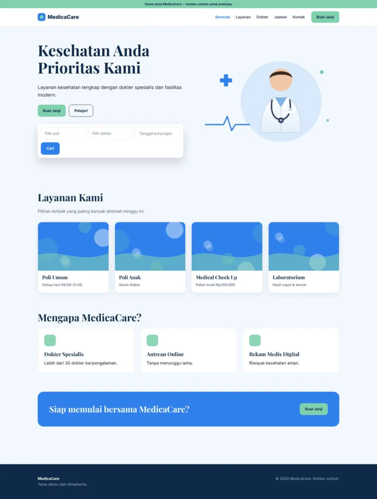 Preview desktop MedicaCare